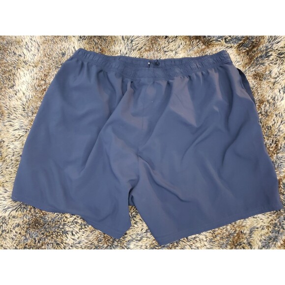 2 Gymshark Arrival Shorts Mens Size 3XL Gray Black Camo & Blue Workout Shorts - Picture 11 of 15